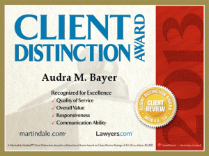 Audra Bayer Distinction Award
